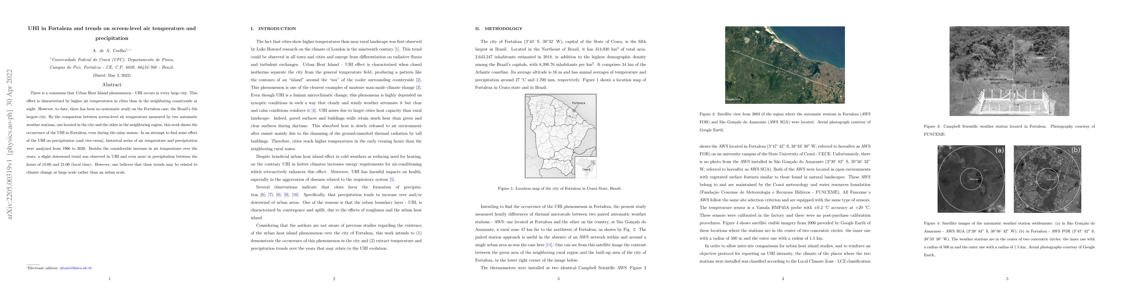 Thumbnail for UHI in Fortaleza and trends on screen-level air temperature and
  precipitation