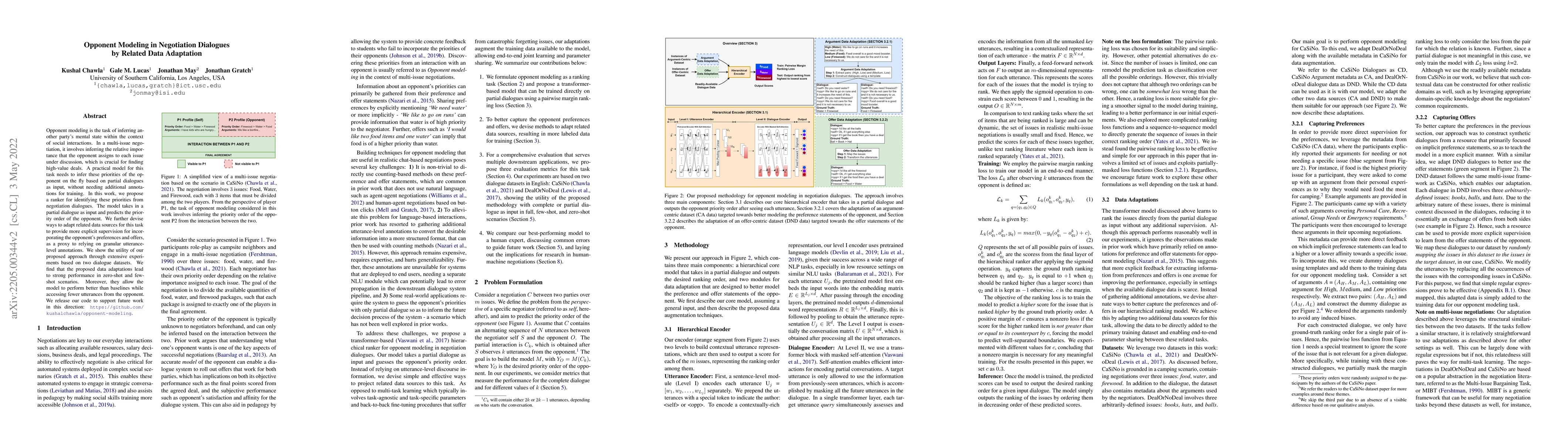 Thumbnail for Opponent Modeling in Negotiation Dialogues by Related Data Adaptation
