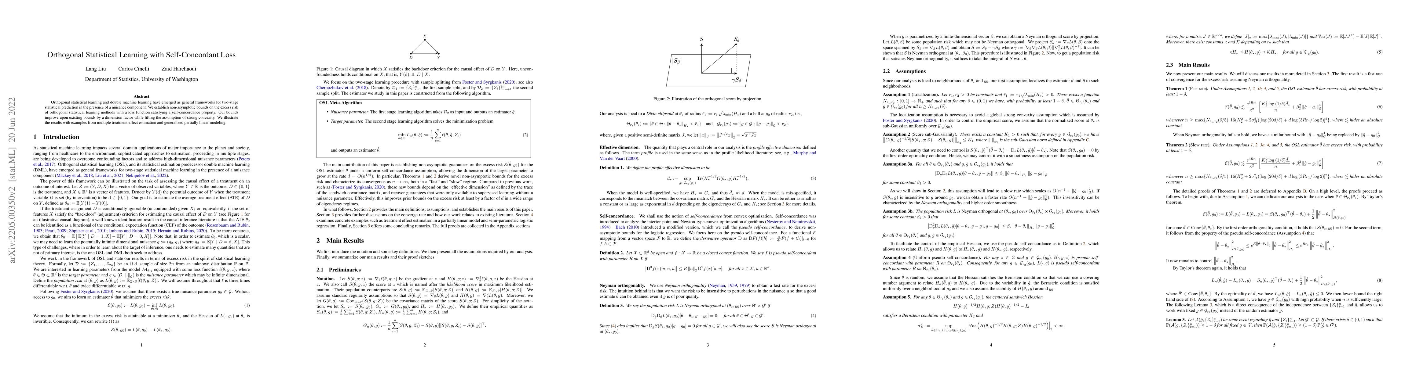 Thumbnail for Orthogonal Statistical Learning with Self-Concordant Loss