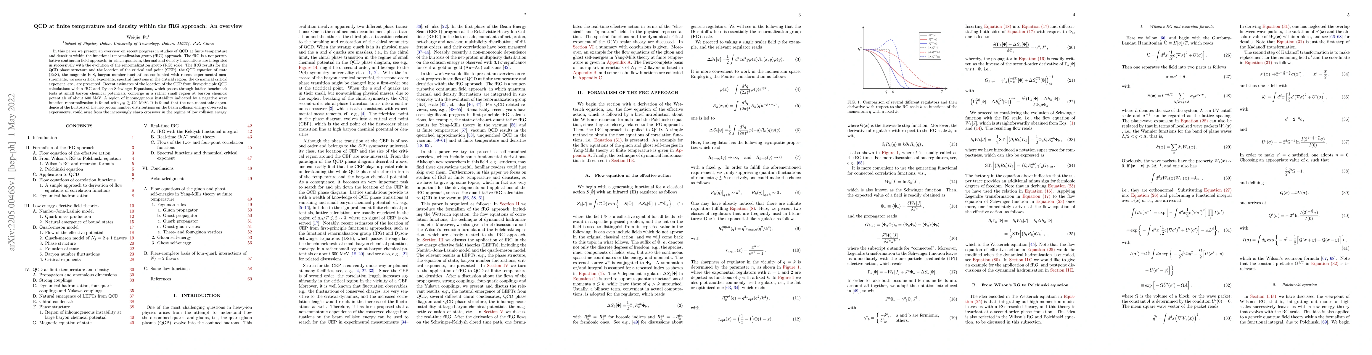 Thumbnail for QCD at finite temperature and density within the fRG approach: An
  overview
