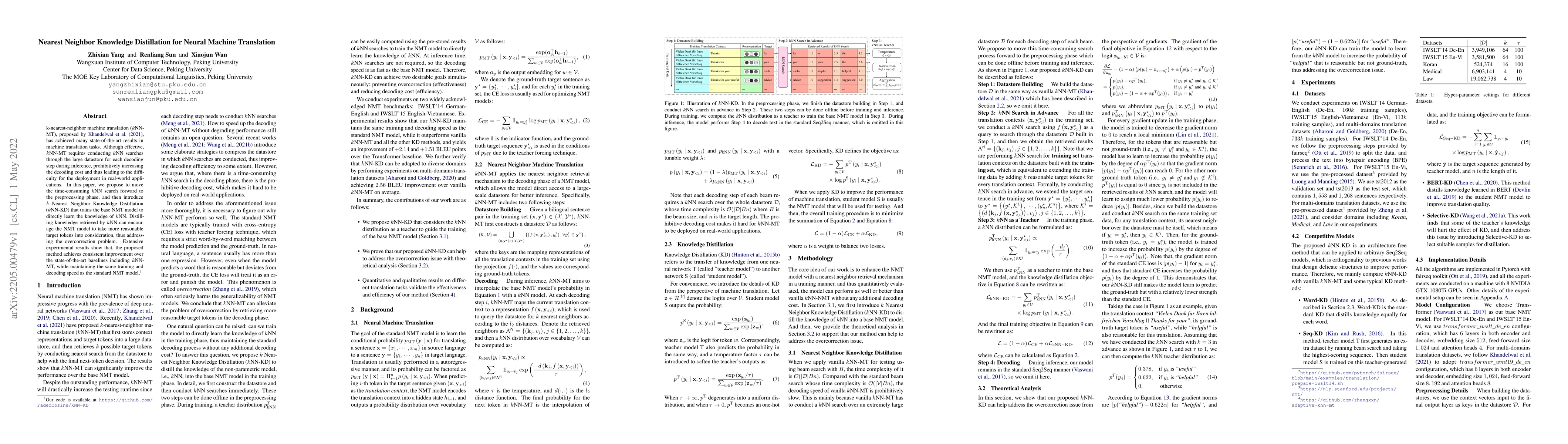 Thumbnail for Nearest Neighbor Knowledge Distillation for Neural Machine Translation