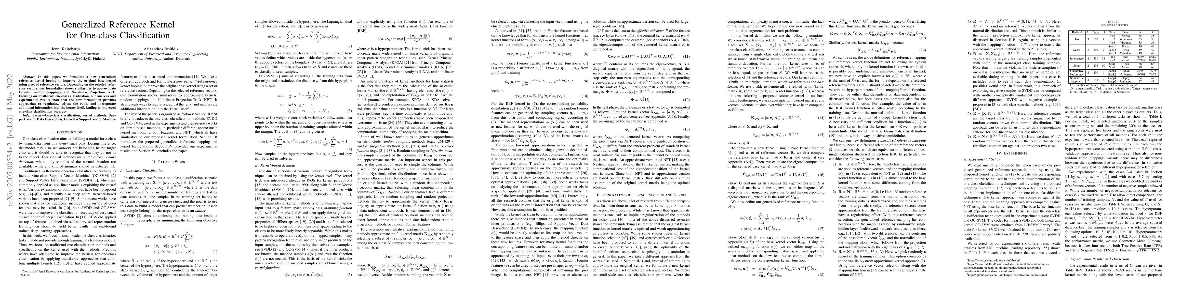 Thumbnail for Generalized Reference Kernel for One-class Classification