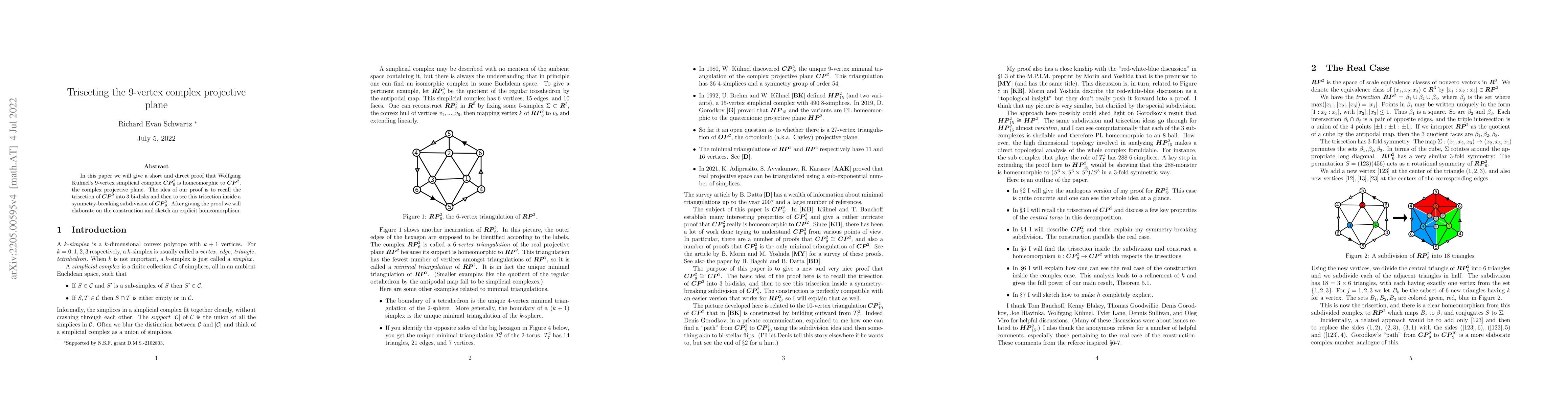 Thumbnail for Trisecting the 9-vertex complex projective plane