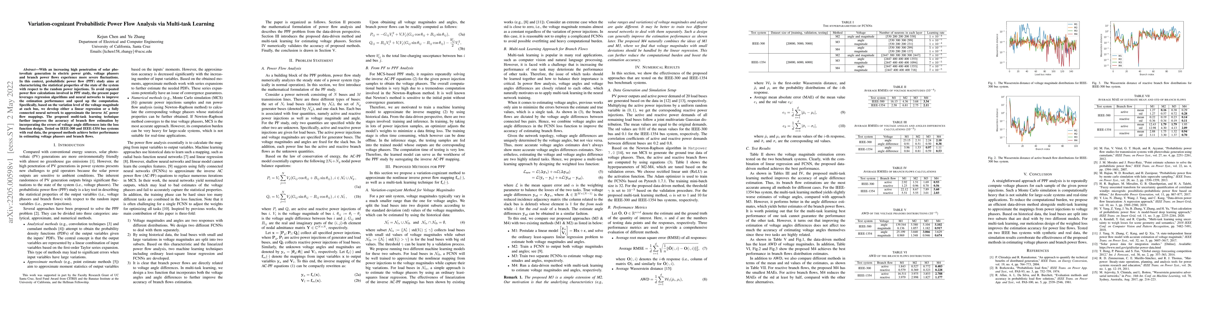 Thumbnail for Variation-cognizant Probabilistic Power Flow Analysis via Multi-task
  Learning