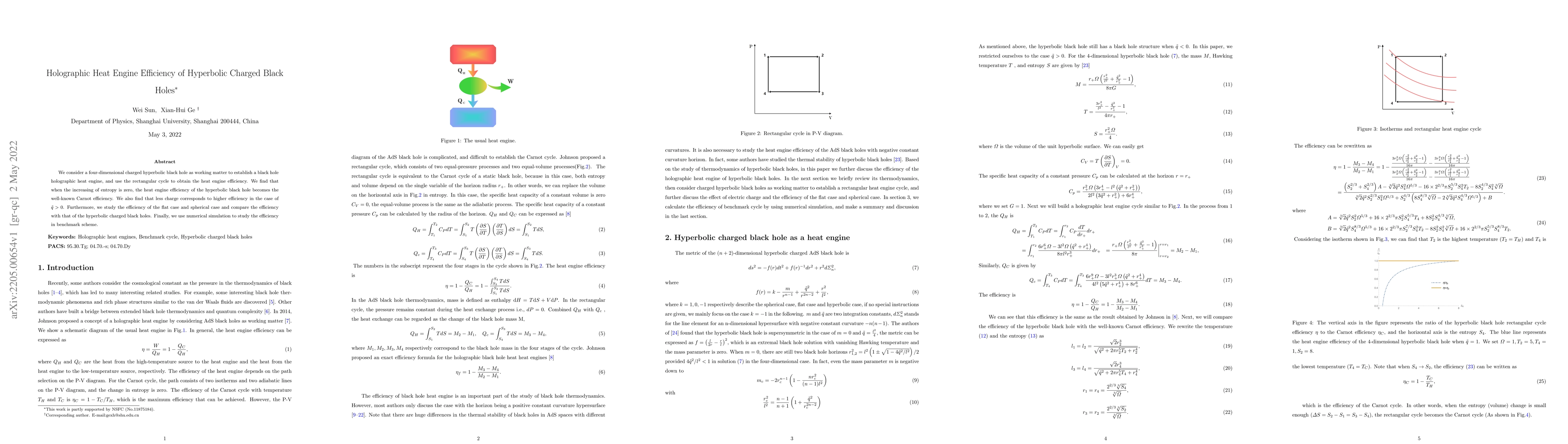 Thumbnail for Holographic heat engine efficiency of hyperbolic charged black holes