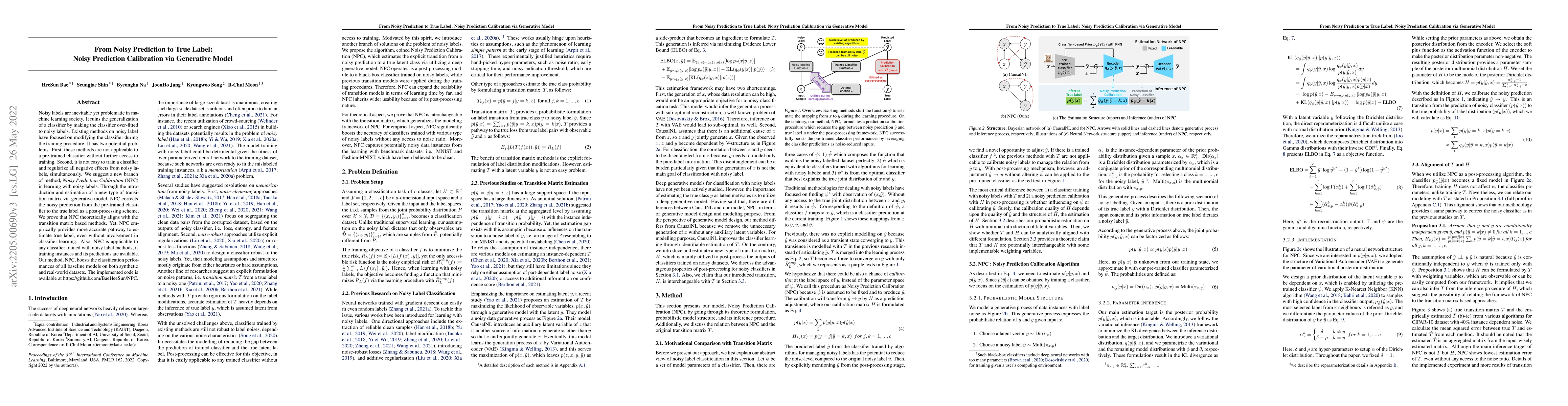 Thumbnail for From Noisy Prediction to True Label: Noisy Prediction Calibration via
  Generative Model