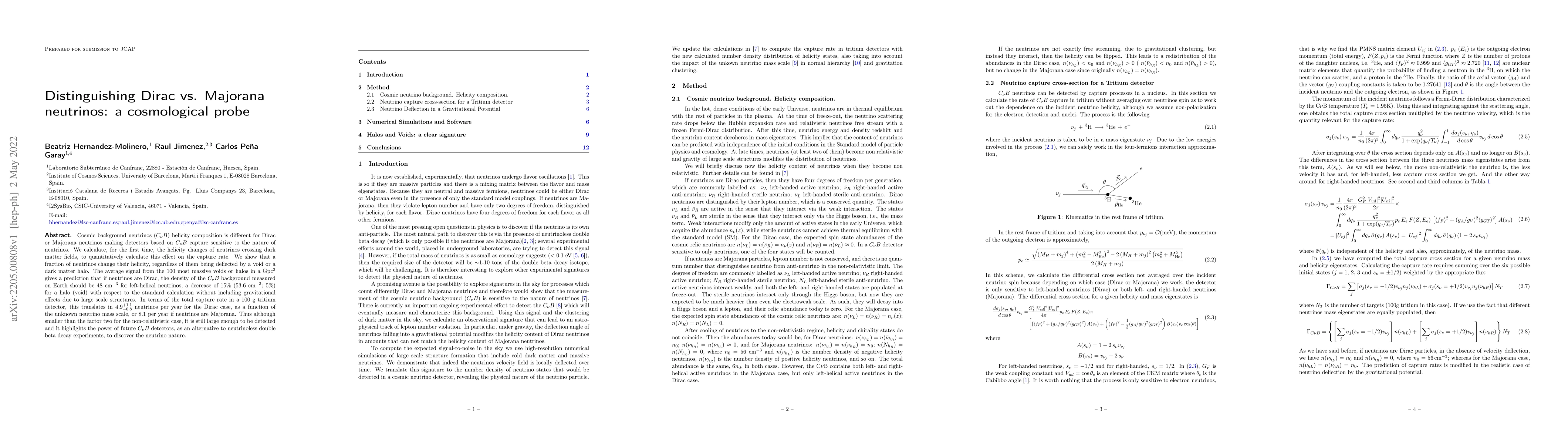 Thumbnail for Distinguishing Dirac vs. Majorana Neutrinos: a Cosmological Probe