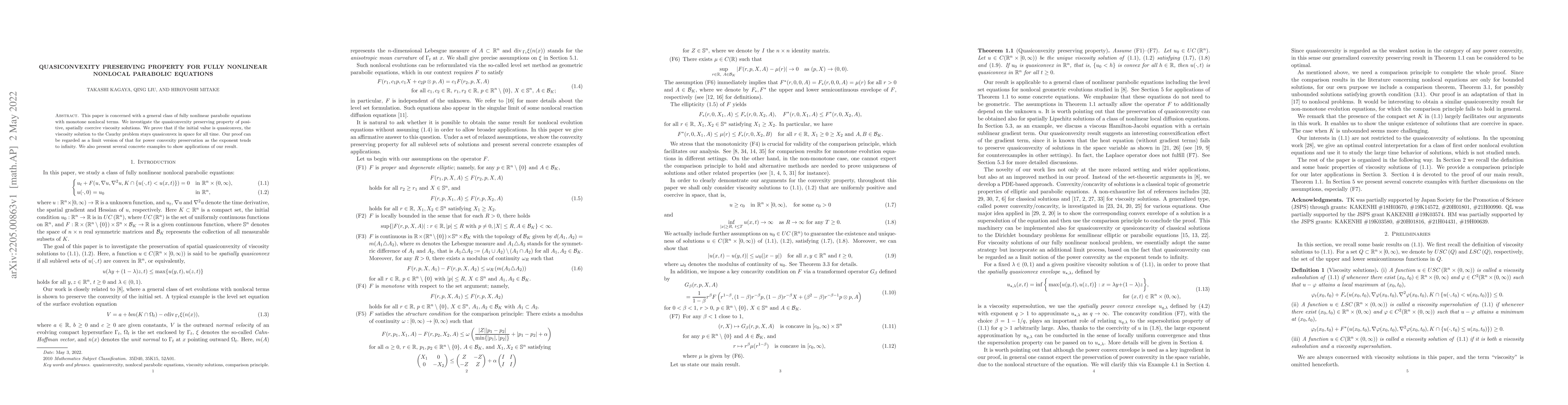 Thumbnail for Quasiconvexity preserving property for fully nonlinear nonlocal
  parabolic equations