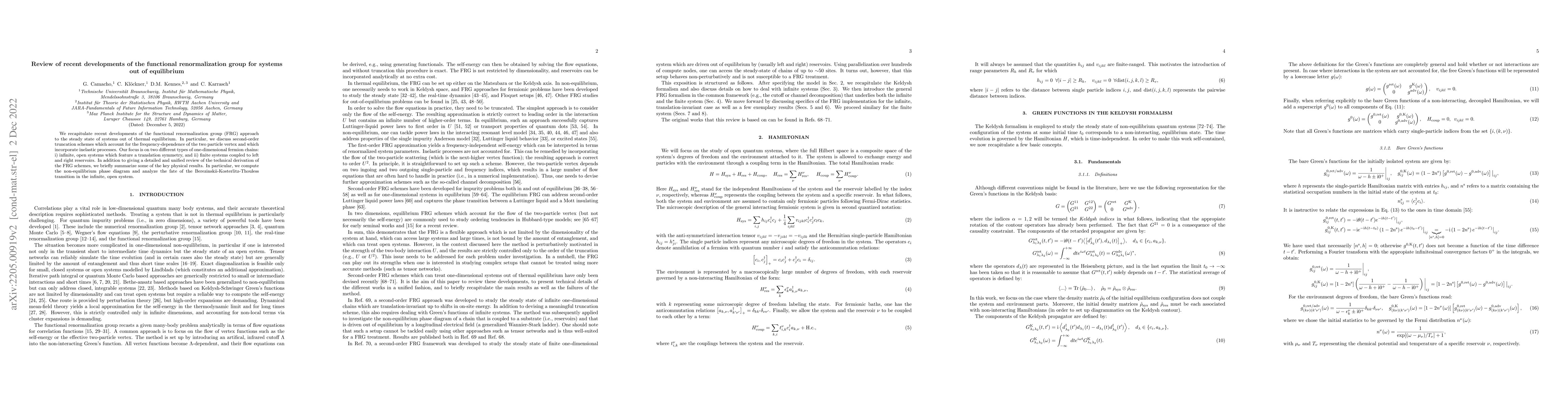 Thumbnail for Review of recent developments of the functional renormalization group
  for systems out of equilibrium