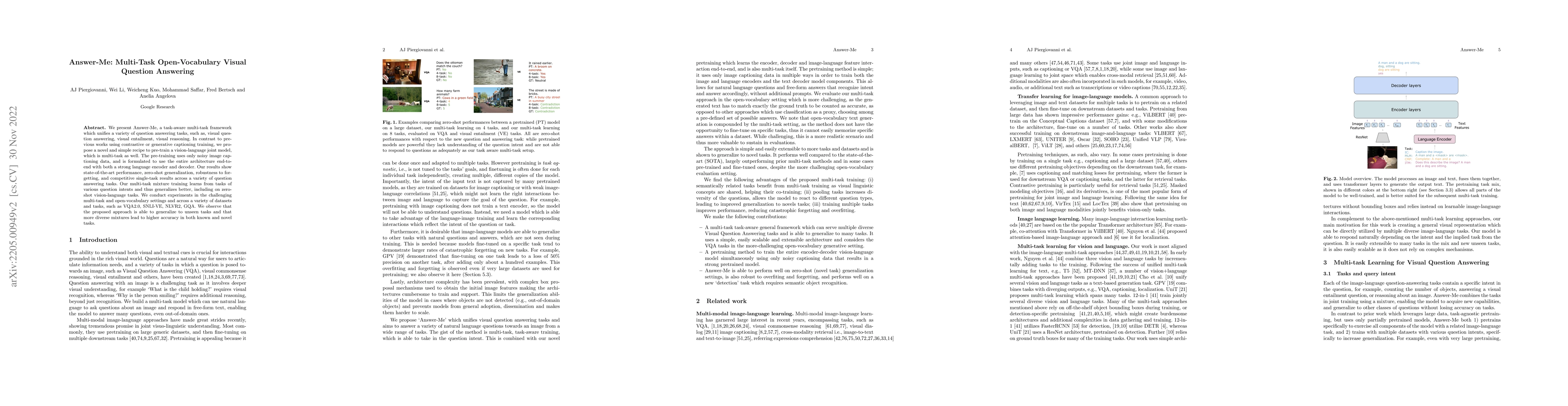 Thumbnail for Answer-Me: Multi-Task Open-Vocabulary Visual Question Answering