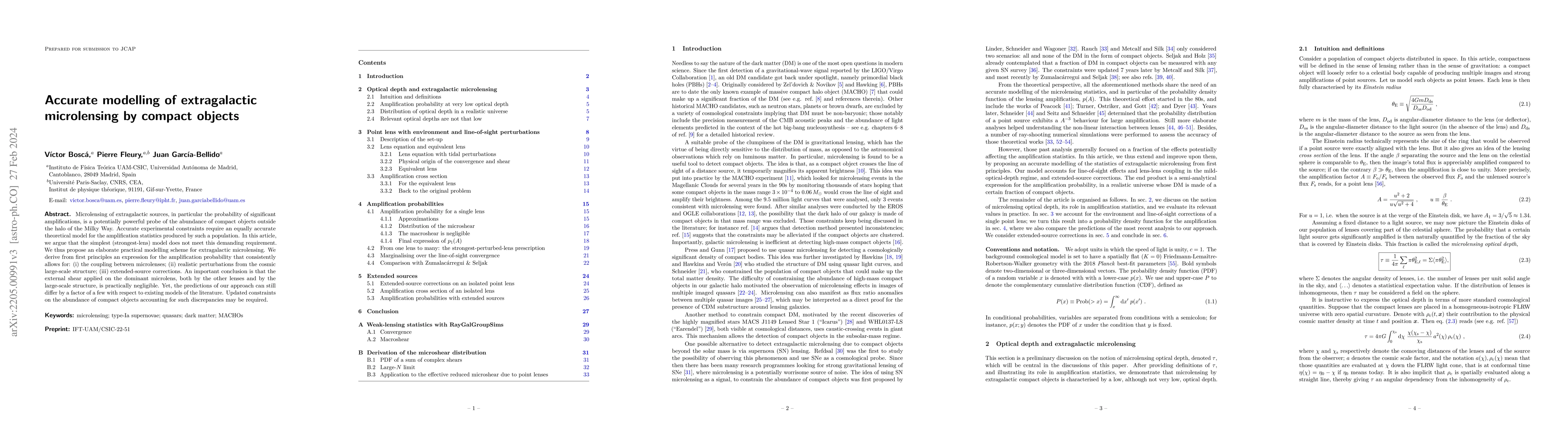Thumbnail for Accurate modelling of extragalactic microlensing by compact objects