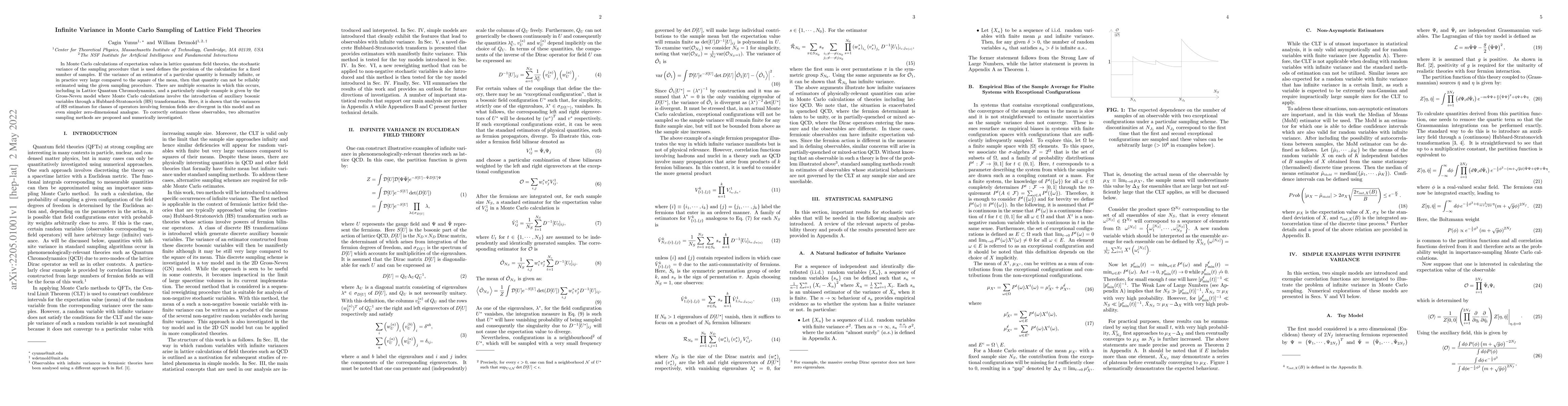 Thumbnail for Infinite Variance in Monte Carlo Sampling of Lattice Field Theories