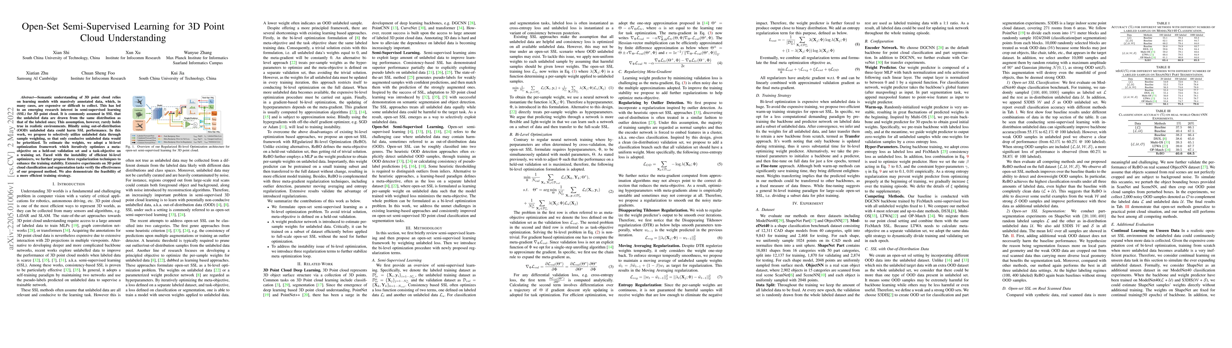 Thumbnail for Open-Set Semi-Supervised Learning for 3D Point Cloud Understanding