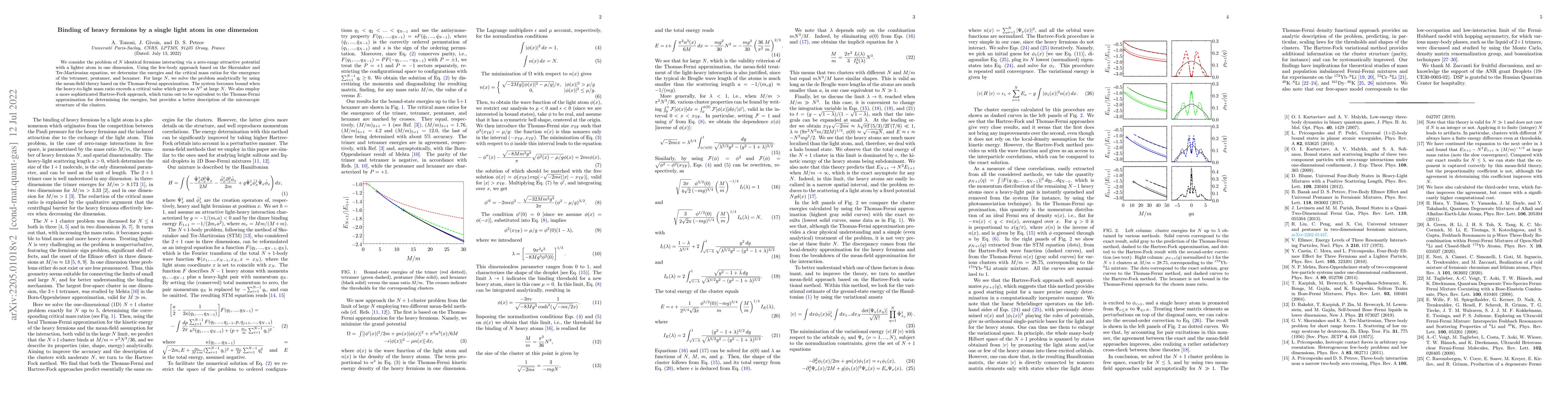 Thumbnail for Binding of heavy fermions by a single light atom in one dimension