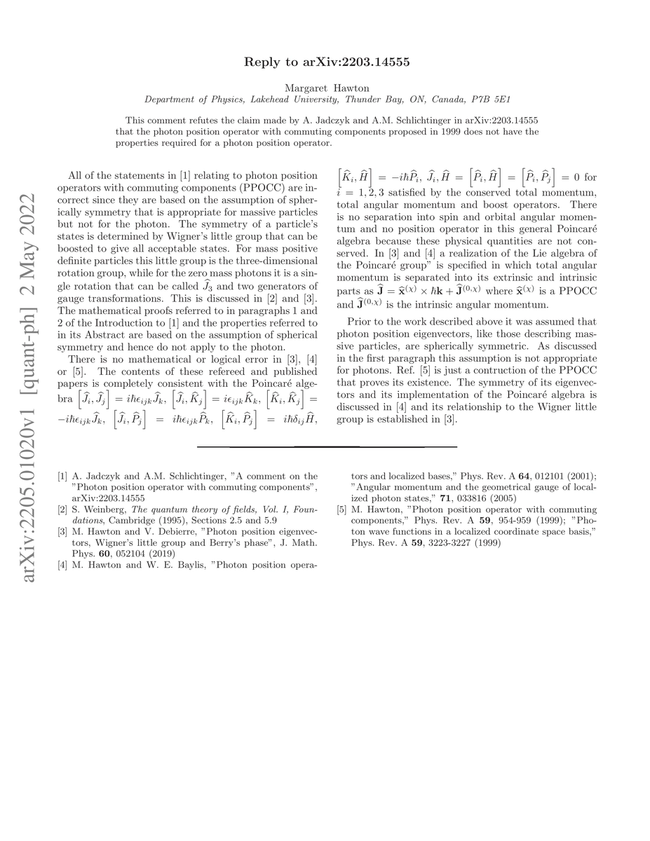 Thumbnail for Reply to arXiv:2203.14555