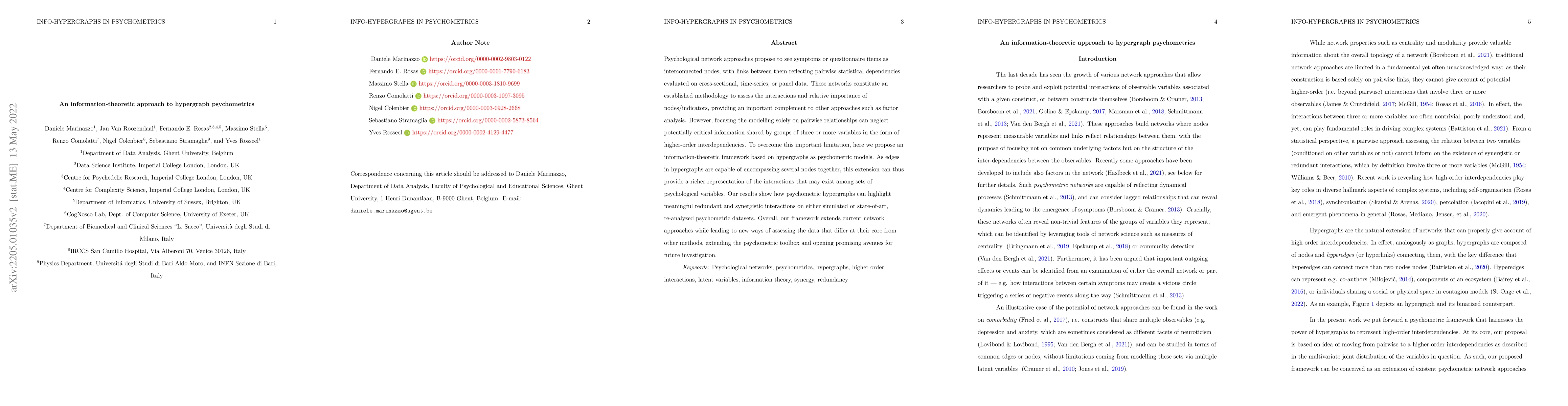 Thumbnail for An information-theoretic approach to hypergraph psychometrics