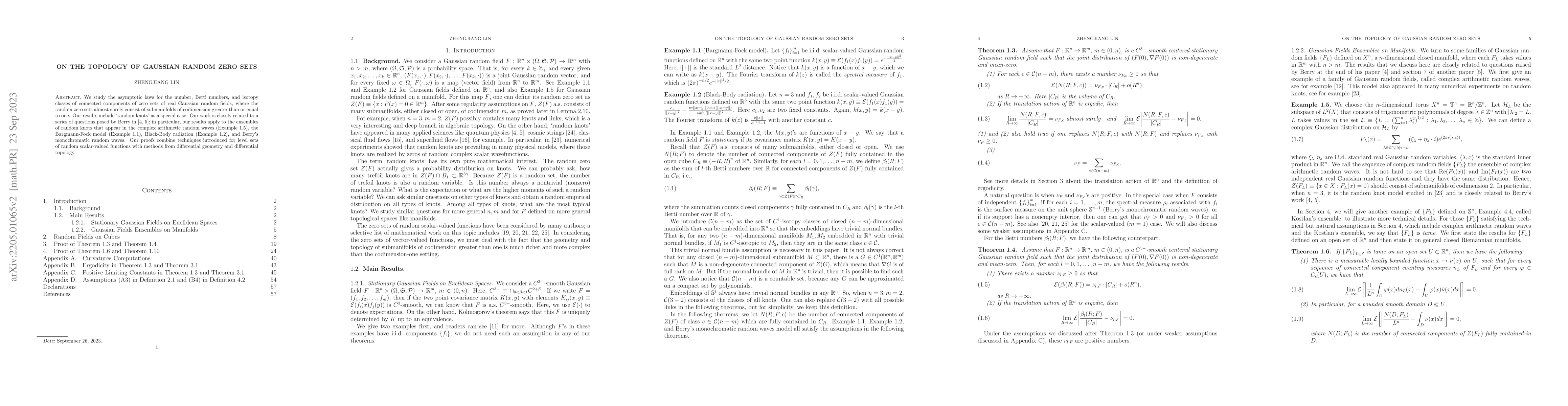 Thumbnail for On the topology of Gaussian random zero sets