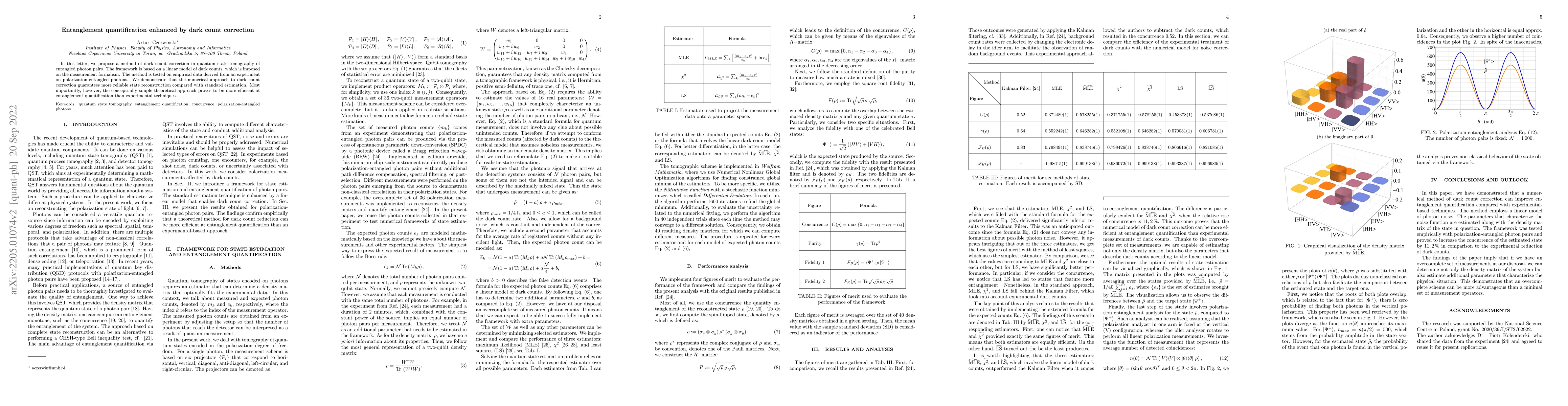 Thumbnail for Entanglement quantification enhanced by dark count correction