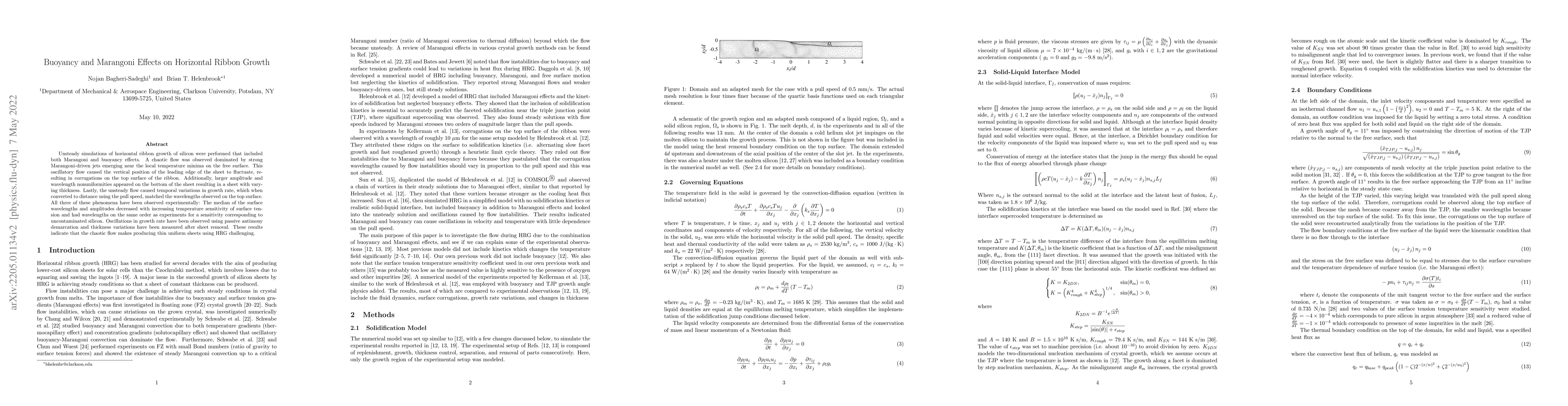 Thumbnail for Buoyancy and Marangoni Effects on Horizontal Ribbon Growth