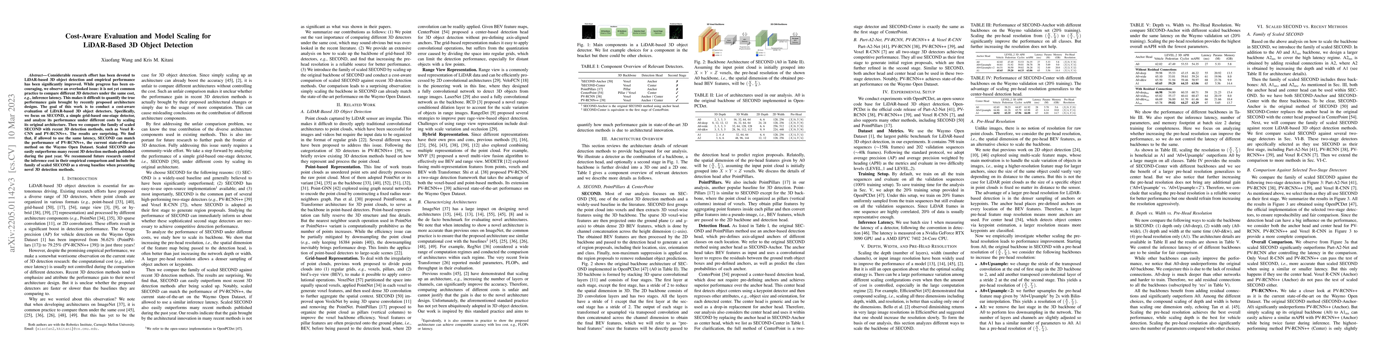 Thumbnail for Cost-Aware Evaluation and Model Scaling for LiDAR-Based 3D Object
  Detection