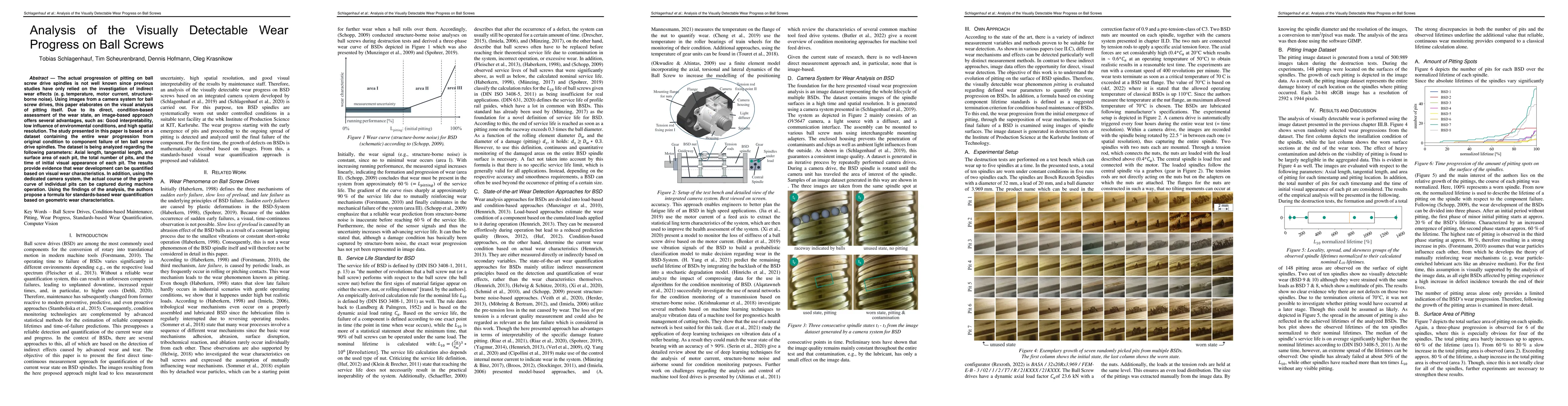 Thumbnail for Analysis of the Visually Detectable Wear Progress on Ball Screws