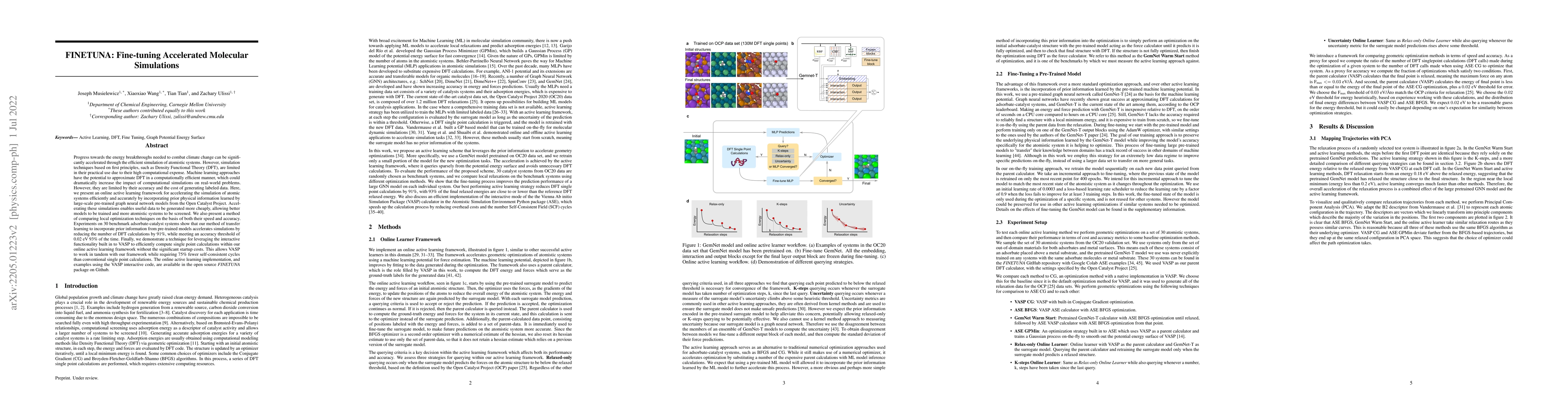 Thumbnail for FINETUNA: Fine-tuning Accelerated Molecular Simulations