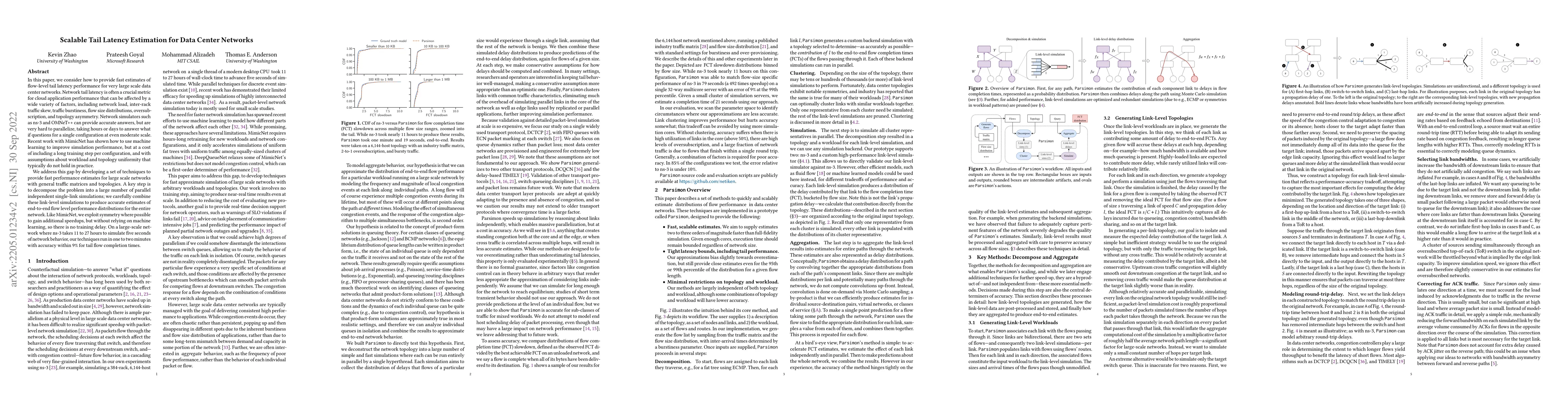 Thumbnail for Scalable Tail Latency Estimation for Data Center Networks
