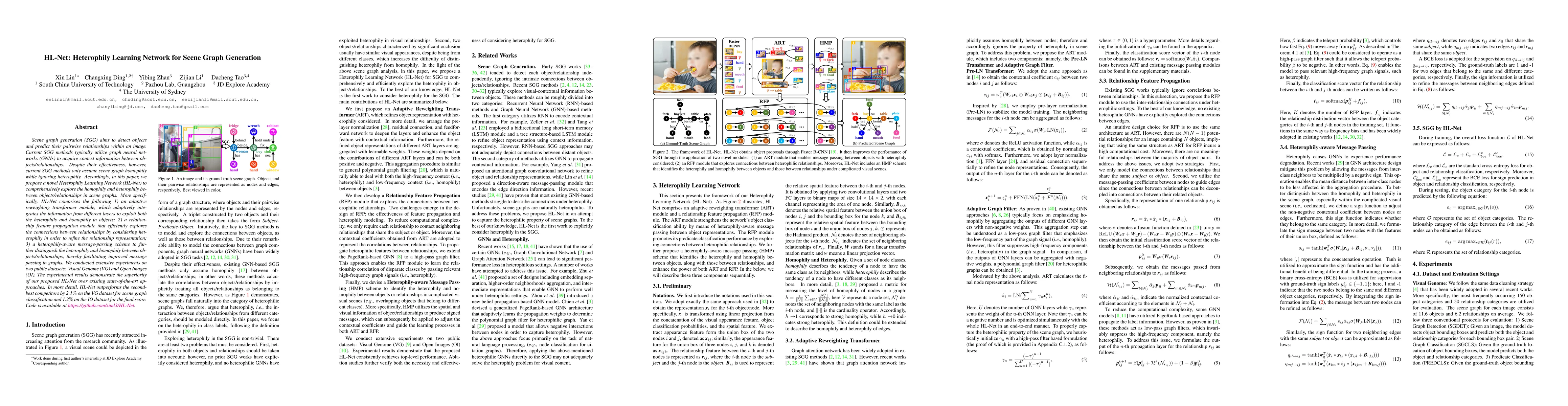 Thumbnail for HL-Net: Heterophily Learning Network for Scene Graph Generation