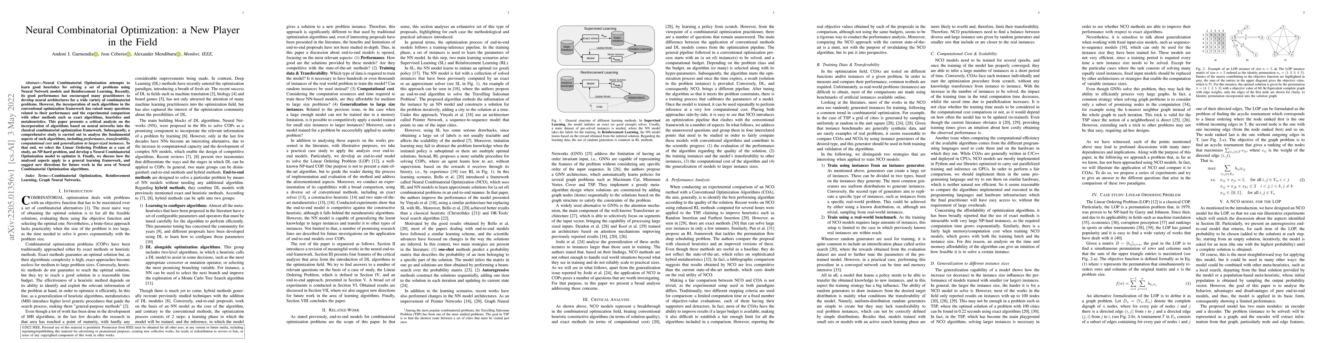 Thumbnail for Neural Combinatorial Optimization: a New Player in the Field