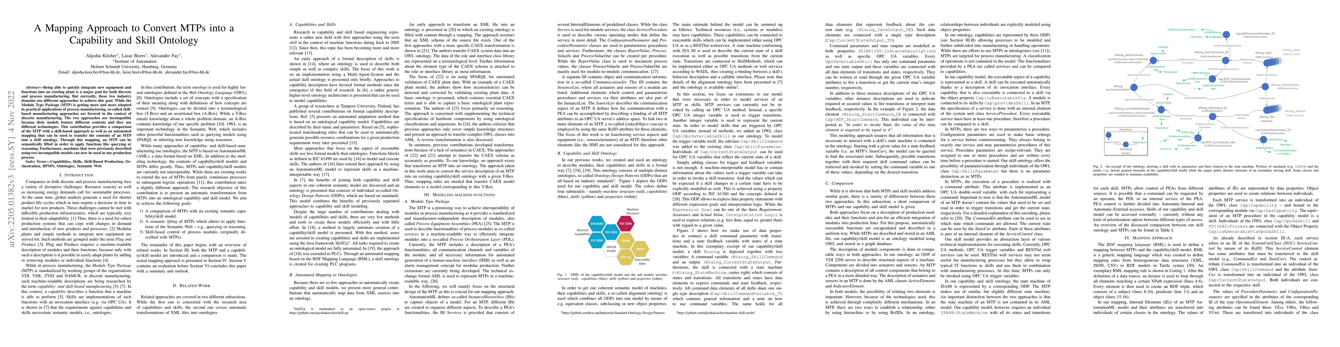 Thumbnail for A Mapping Approach to Convert MTPs into a Capability and Skill Ontology