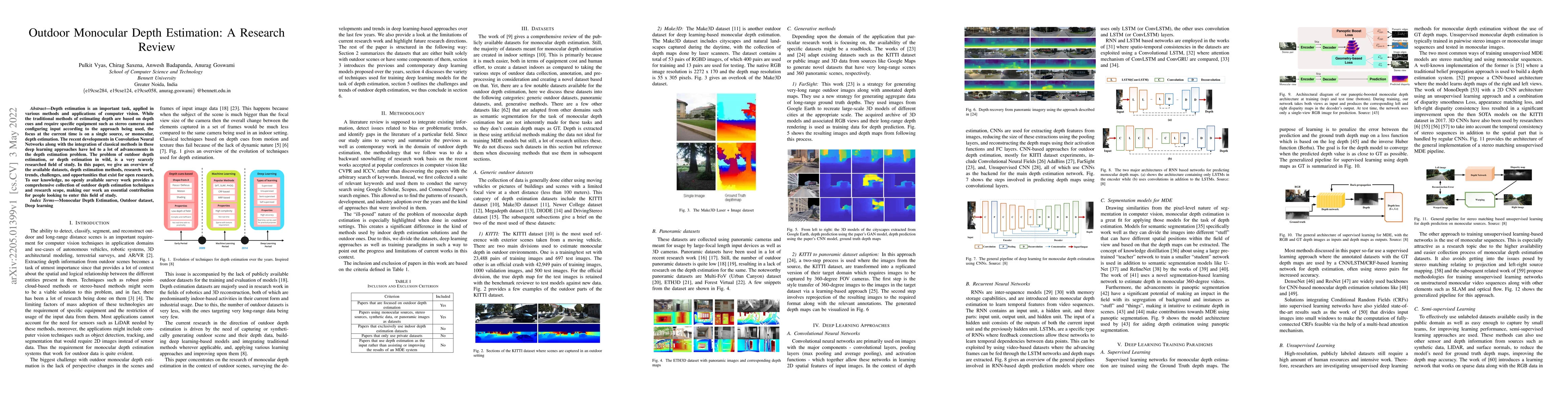 Thumbnail for Outdoor Monocular Depth Estimation: A Research Review