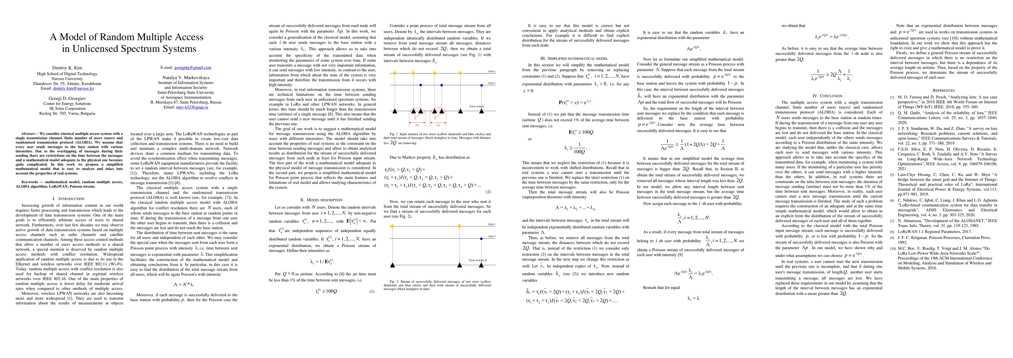 Thumbnail for A Model of Random Multiple Access in Unlicensed Spectrum Systems