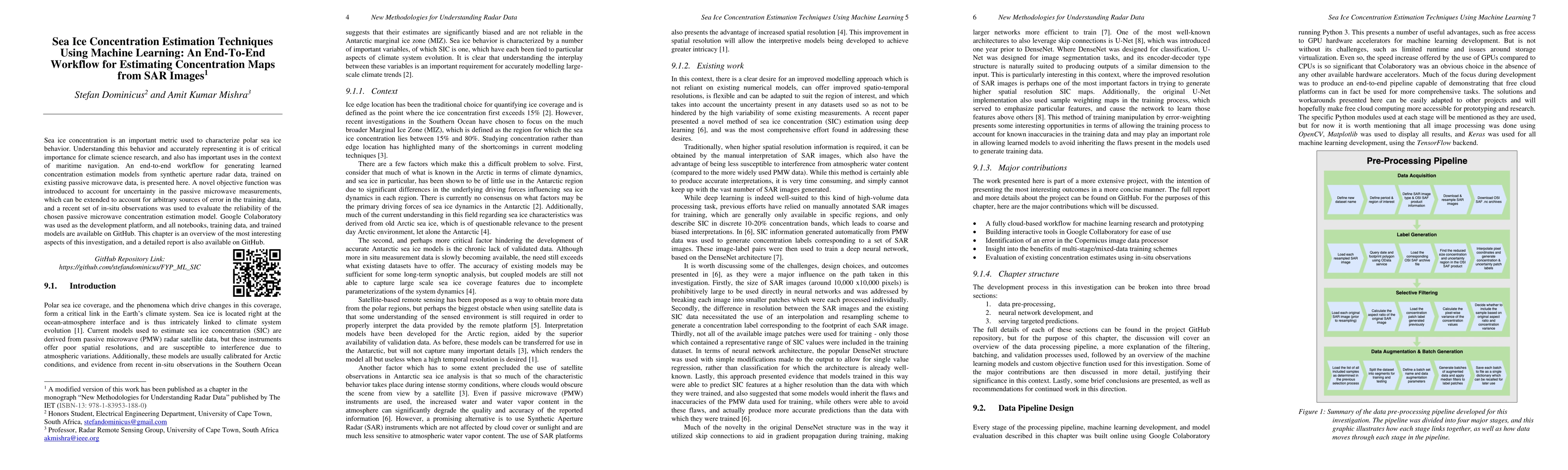 Thumbnail for Sea Ice Concentration Estimation Techniques Using Machine Learning: An
  End-To-End Workflow for Estimating Concentration Maps from SAR Images