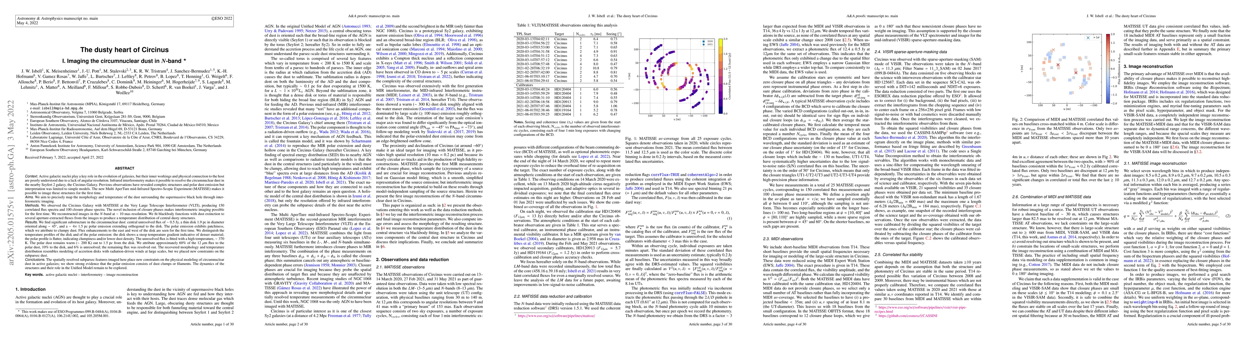 Thumbnail for The dusty heart of Circinus: I. Imaging the circumnuclear dust in N-band