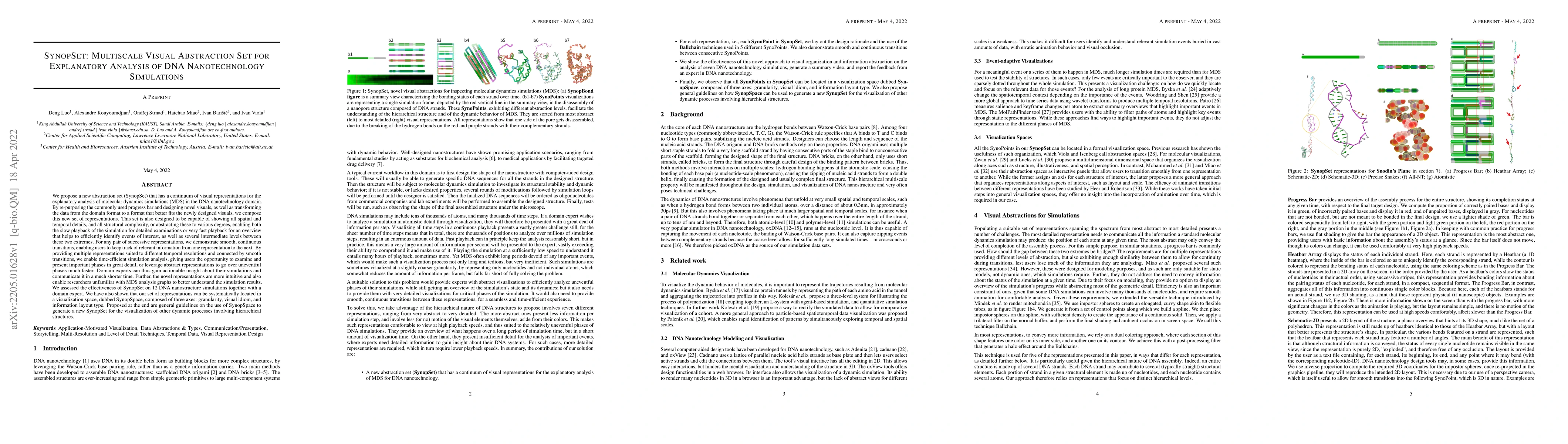 Thumbnail for SynopSet: Multiscale Visual Abstraction Set for Explanatory Analysis of
  DNA Nanotechnology Simulations
