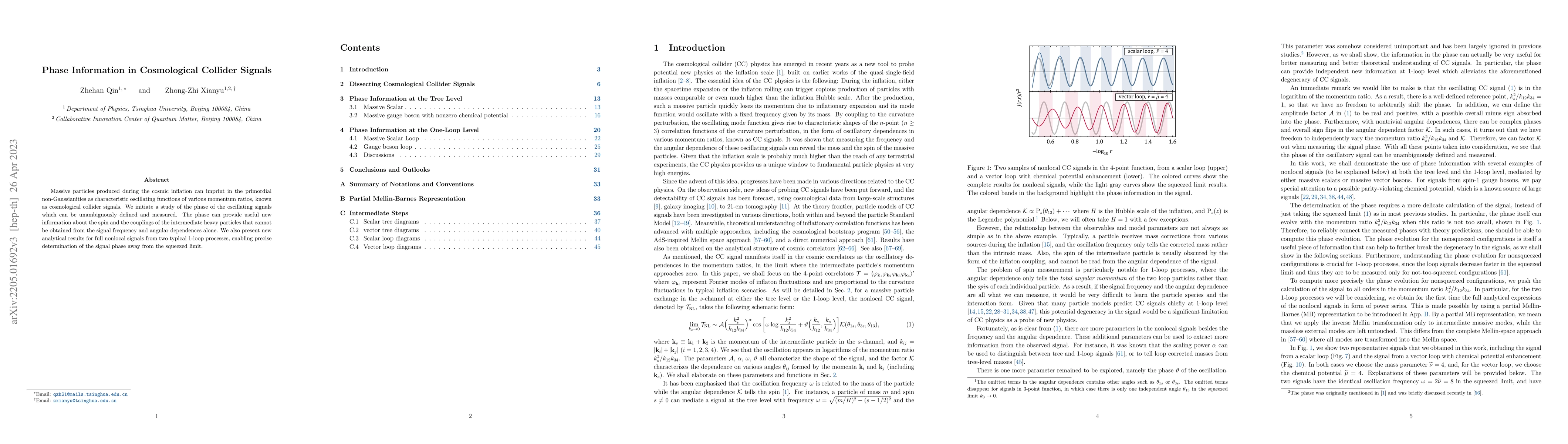 Thumbnail for Phase Information in Cosmological Collider Signals