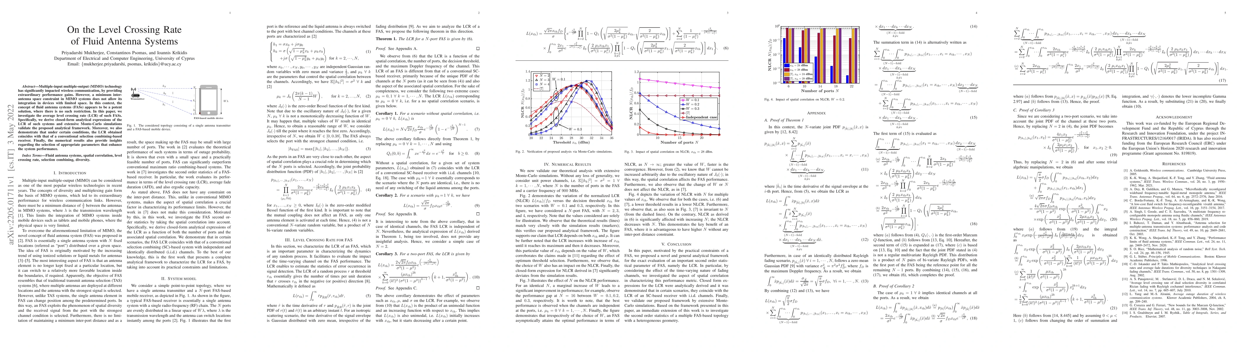Thumbnail for On the Level Crossing Rate of Fluid Antenna Systems