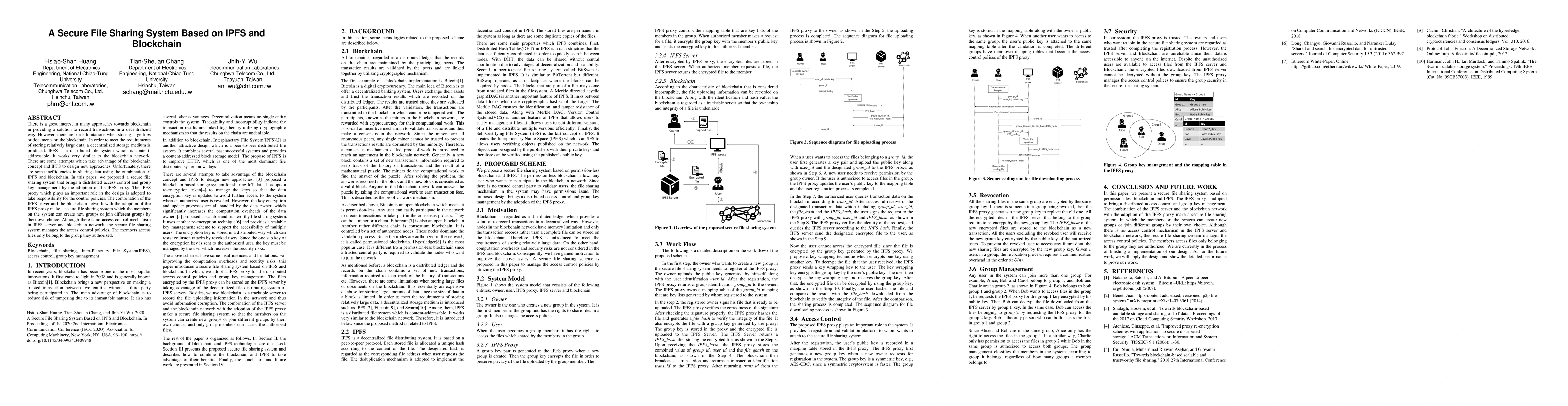 Thumbnail for A Secure File Sharing System Based on IPFS and Blockchain