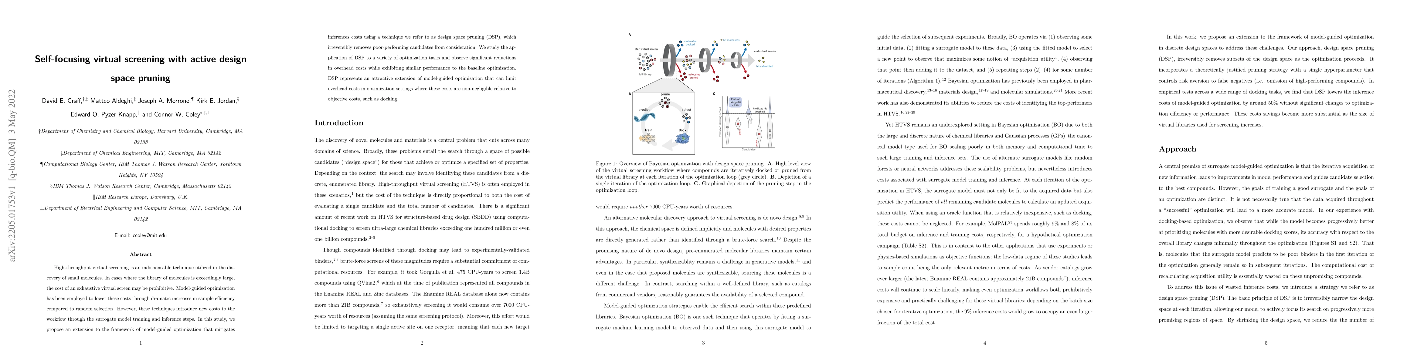 Thumbnail for Self-focusing virtual screening with active design space pruning