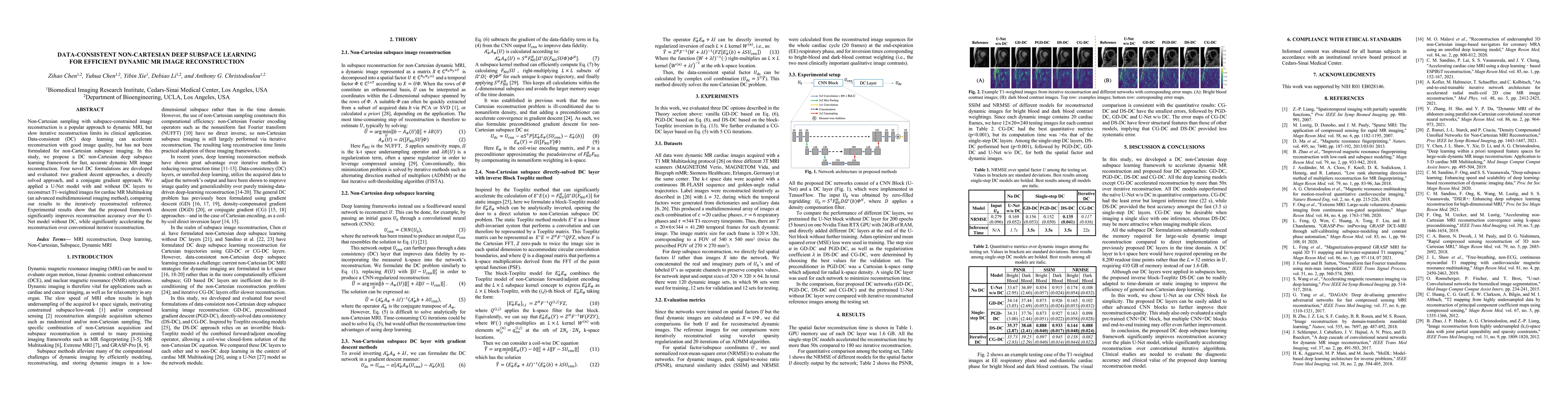 Thumbnail for Data-Consistent Non-Cartesian Deep Subspace Learning for Efficient
  Dynamic MR Image Reconstruction