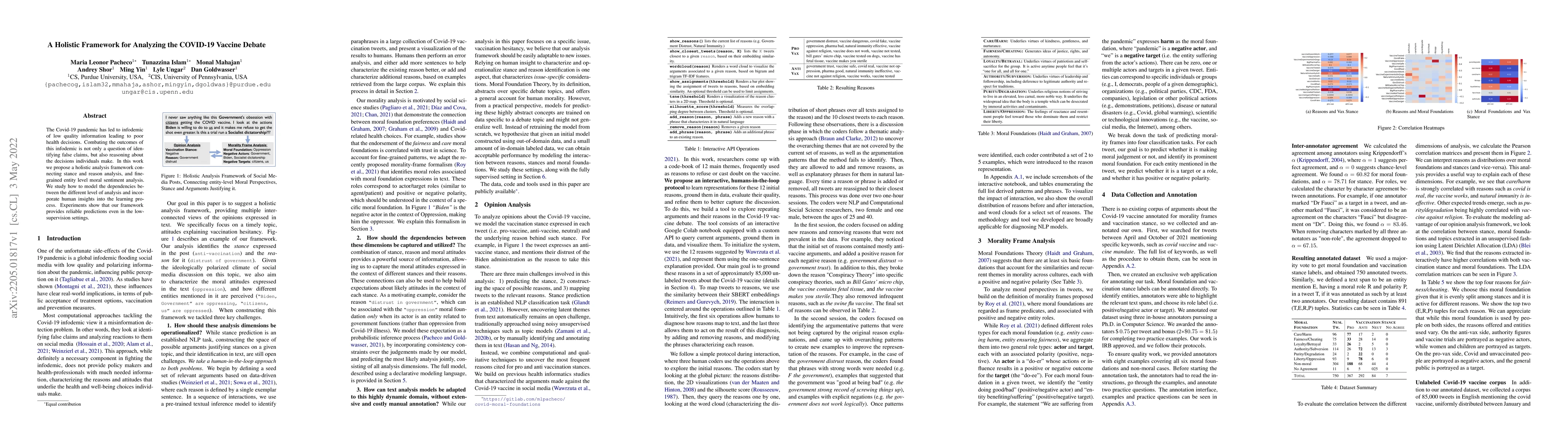 Thumbnail for A Holistic Framework for Analyzing the COVID-19 Vaccine Debate