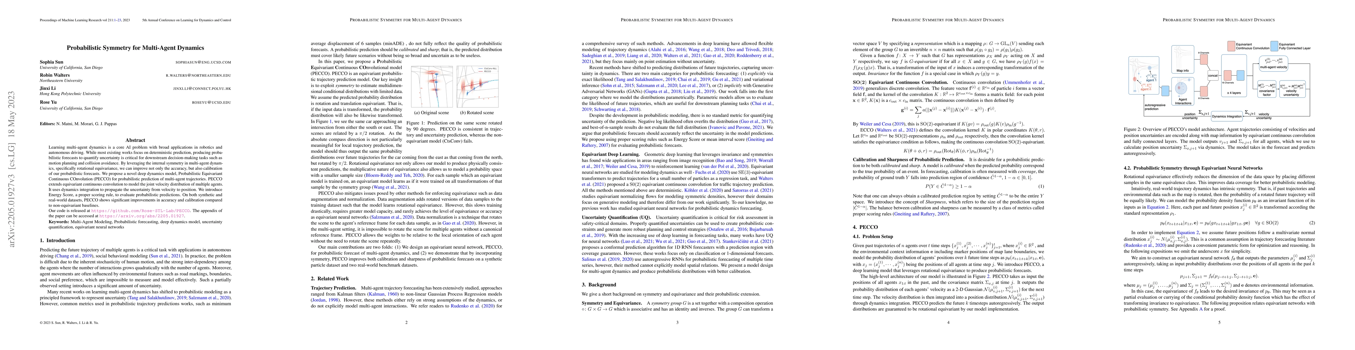 Thumbnail for Probabilistic Symmetry for Multi-Agent Dynamics