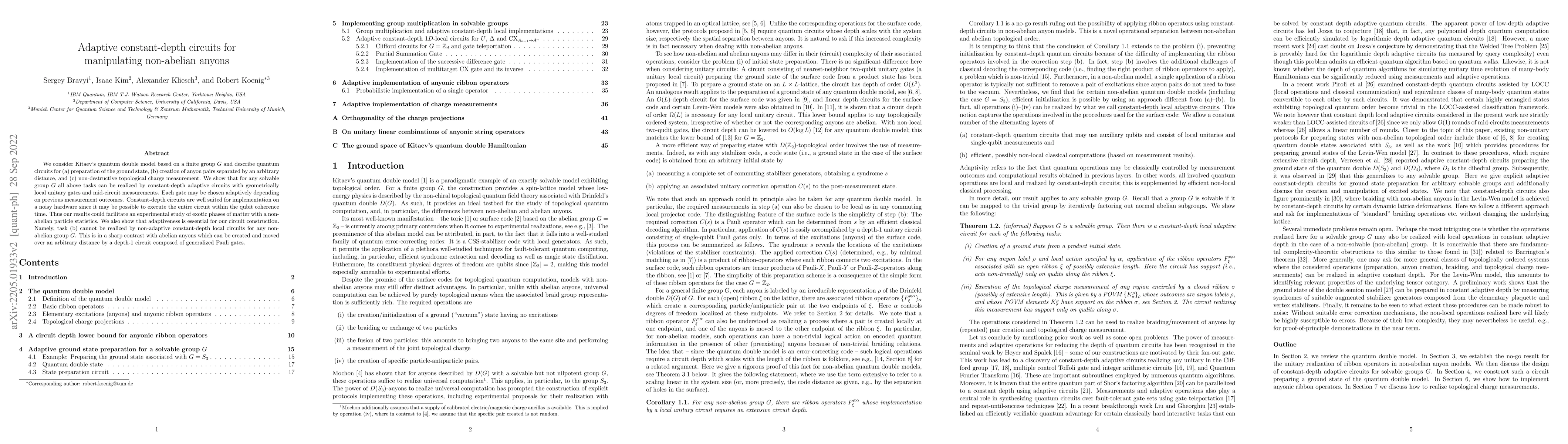 Thumbnail for Adaptive constant-depth circuits for manipulating non-abelian anyons