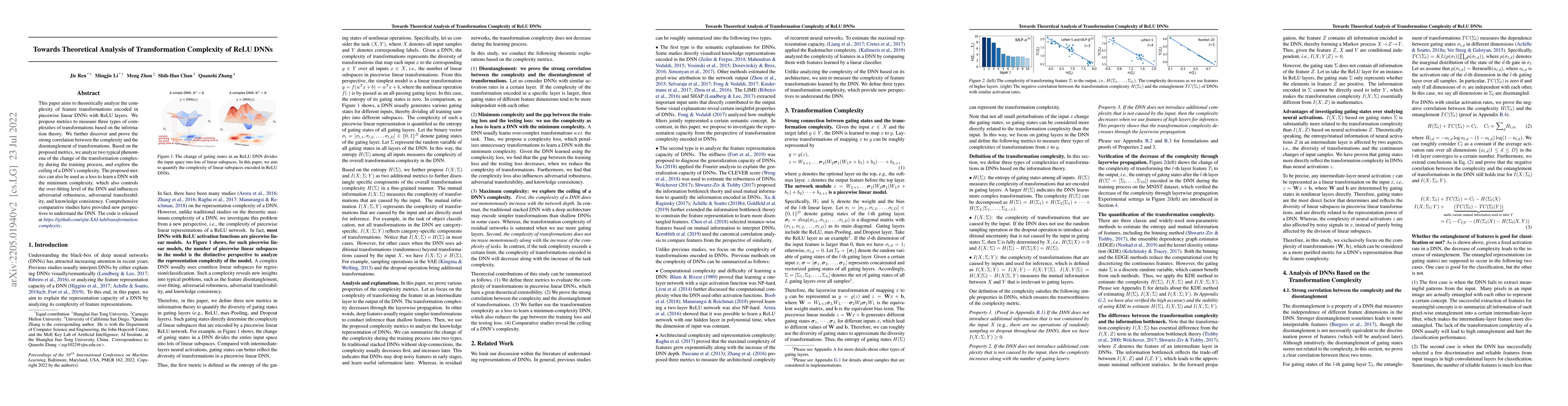 Thumbnail for Towards Theoretical Analysis of Transformation Complexity of ReLU DNNs