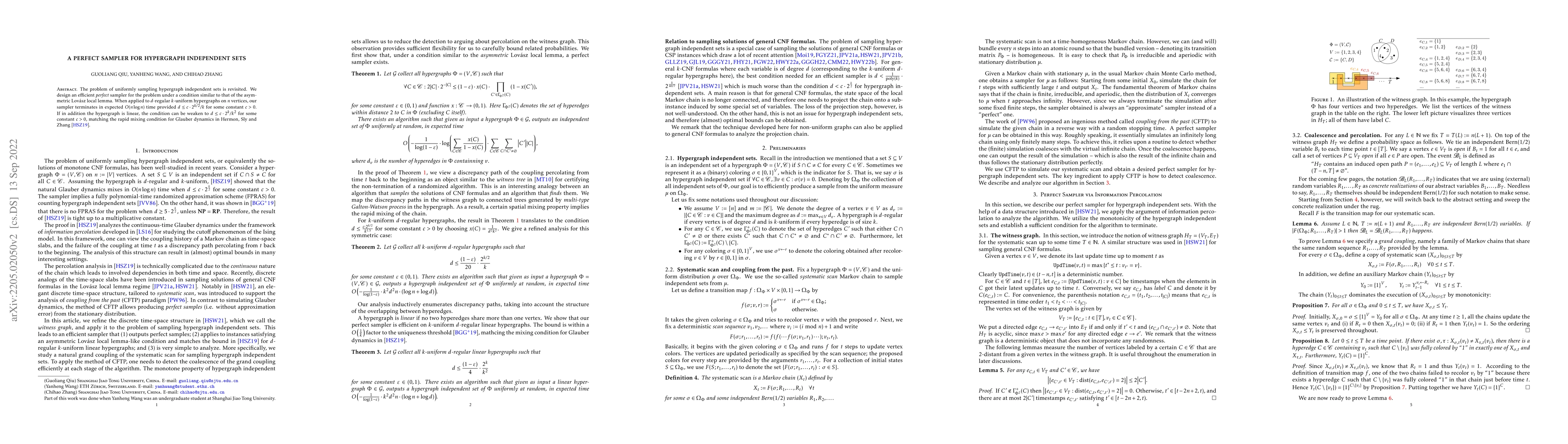 Thumbnail for A Perfect Sampler for Hypergraph Independent Sets