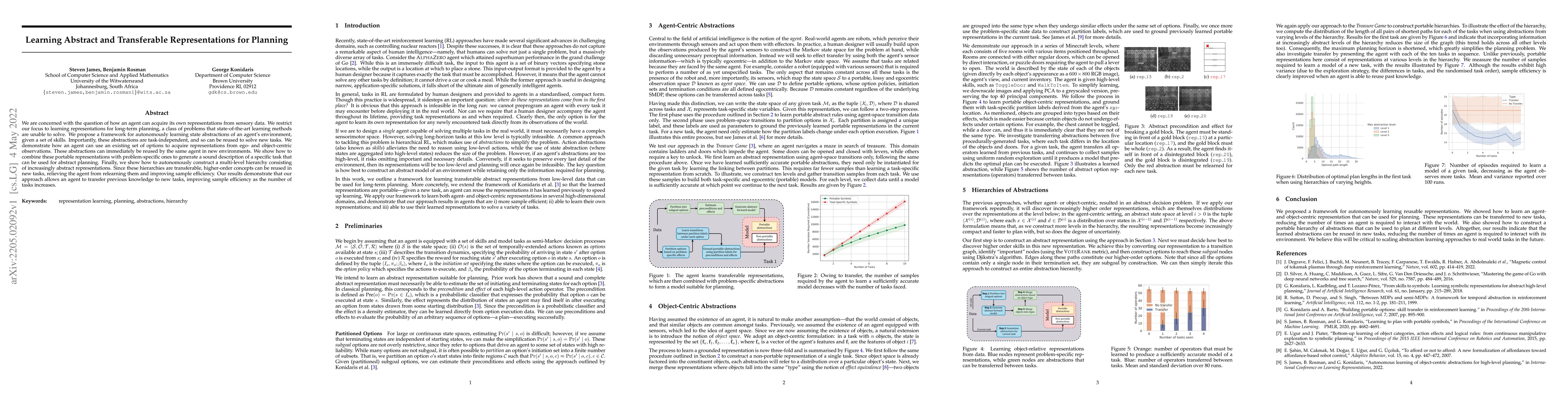 Thumbnail for Learning Abstract and Transferable Representations for Planning
