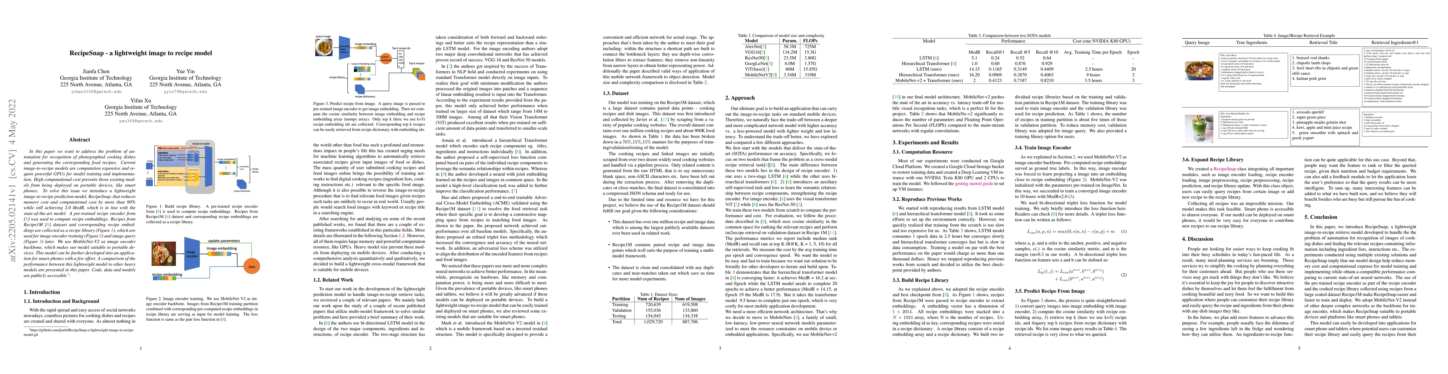 Thumbnail for RecipeSnap -- a lightweight image-to-recipe model