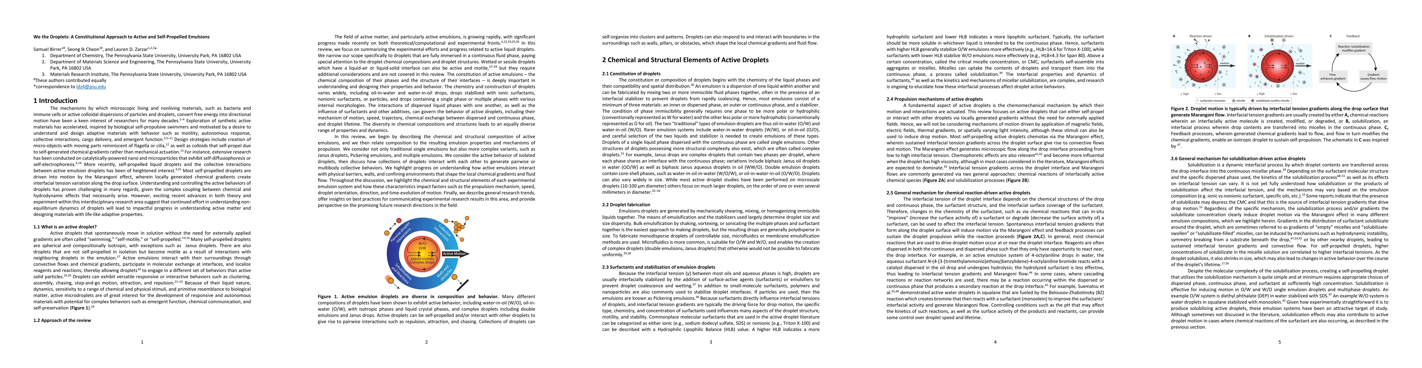 Thumbnail for We the Droplets: A Constitutional Approach to Active and Self-Propelled
  Emulsions