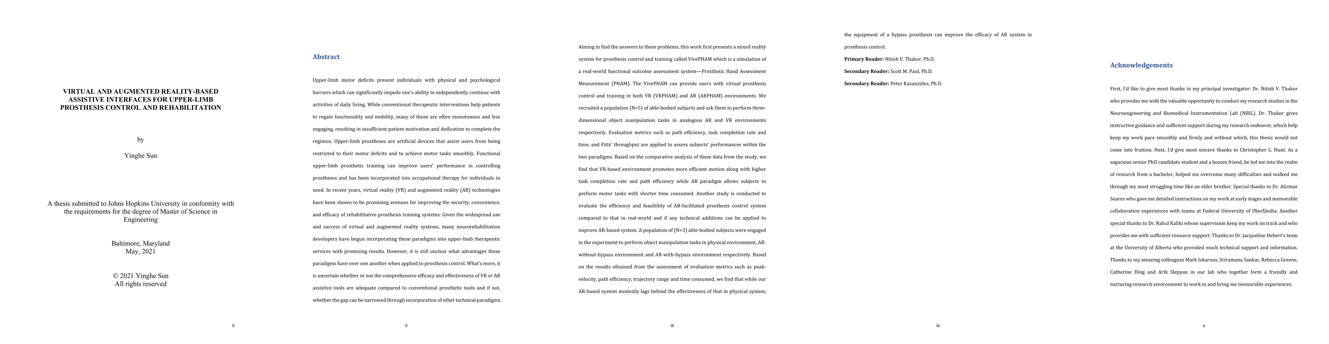 Thumbnail for Virtual and Augmented Reality-Based Assistive Interfaces for Upper-limb
  Prosthesis Control and Rehabilitation