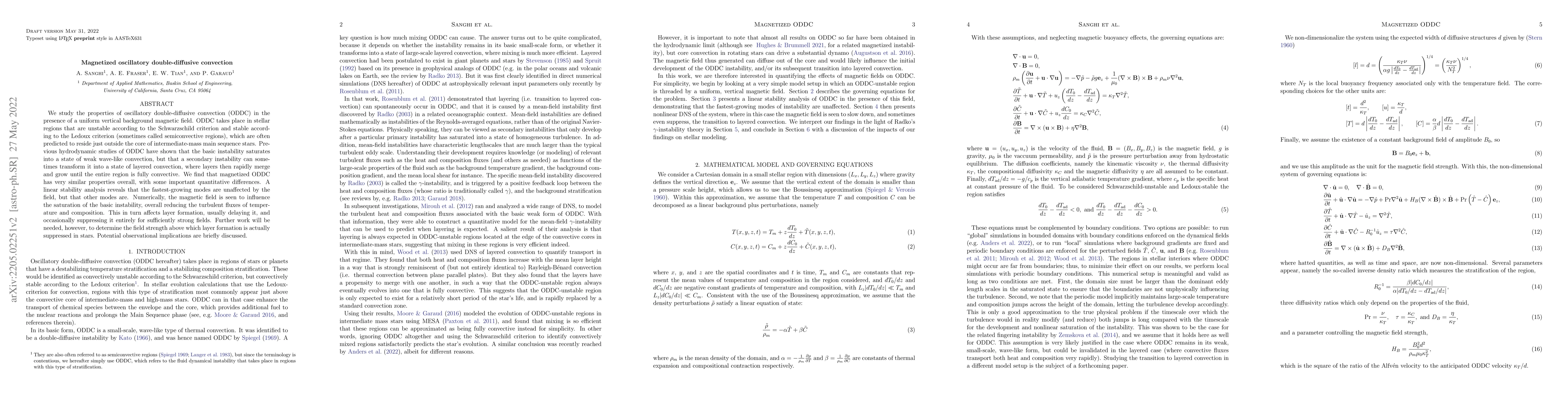 Thumbnail for Magnetized oscillatory double-diffusive convection